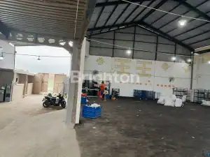 Warehouse in Tabanan with 3,560 m², complete permits, large truck access, ready for operation.