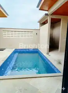 Private pool at Villa Baru 2 bedrooms near Yeh Gangga Beach, Tabanan.