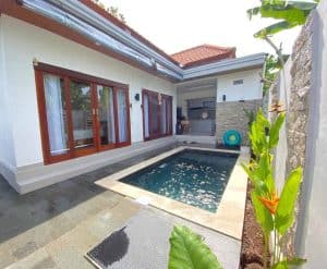 Villa with private pool near Yeh Gangga Beach.