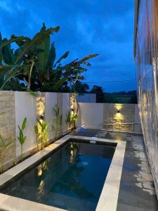 Beautiful private pool at Sewa Villa near Yeh Gangga Beach, Tabanan. Perfect for relaxing stays in B.
