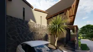 Elegant leasehold villa with modern design close to Kelecung Beach and scenic rice field views.